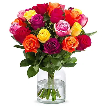 Amsterdam flowers  -  Mixed roses (40cm) Flower Bouquet/Arrangement