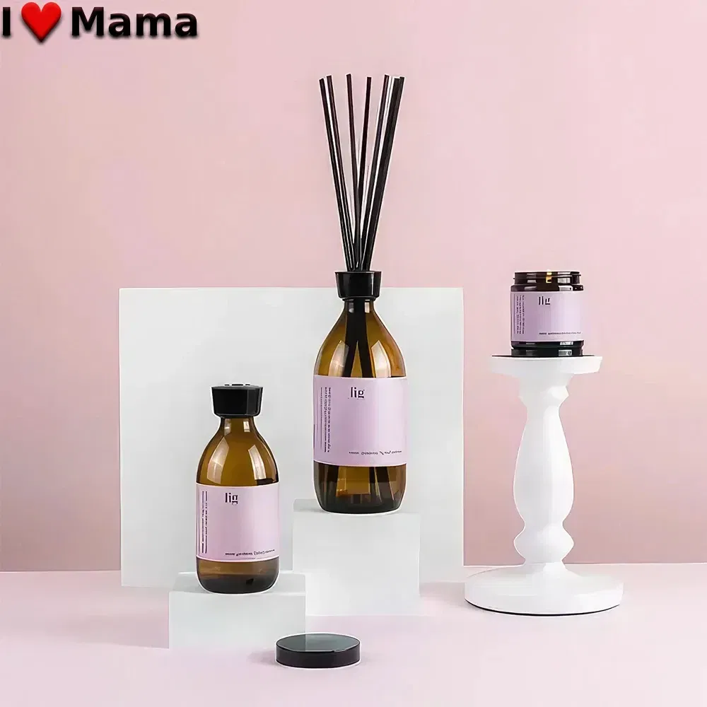 Madrid flowers  -  Gift Set Scented Candle and Diffuser (Fig)