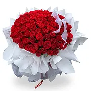 Qingdao online Florist - Luxurious Bouquet of Red Roses Bouquet