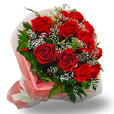 China flowers  -  Romantic Red Roses Bouquet  Flower Bouquet/Arrangement
