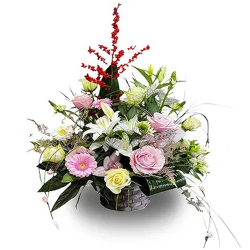 All other cities flowers  -  Graceful Flower Basket Flower Bouquet/Arrangement
