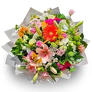 Alle andre byer Online blomsterbutikk - Blomsterbukett i blandede farger Bukett