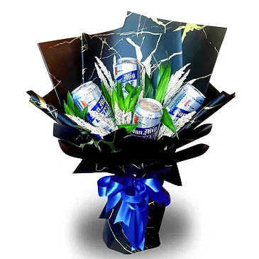 Asipulo flowers  -  San Mig Light Layered Gift Bouquet Flower Bouquet/Arrangement