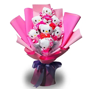 Asipulo flowers  -  Adorable Mini Hello Kitty Layer Bouquet  Flower Bouquet/Arrangement