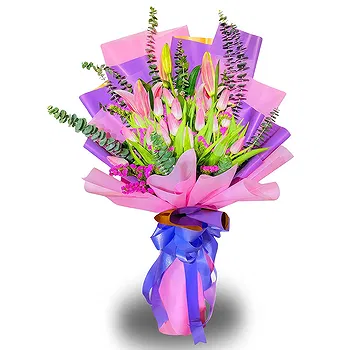 Philippines flowers  -  Premium Pink Holland Tulips Flower Delivery