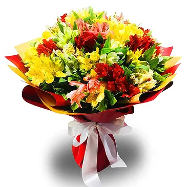 Subic flowers  -  Peruvian Lilies Flower Bouquet/Arrangement