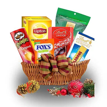 Vietnam flowers  -  Sweet Christmas Basket Flower Bouquet/Arrangement