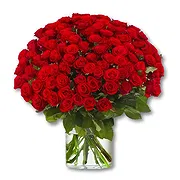Holland online Florist - 100 Premium Red Roses - Red Naomi | Grower Bouquet