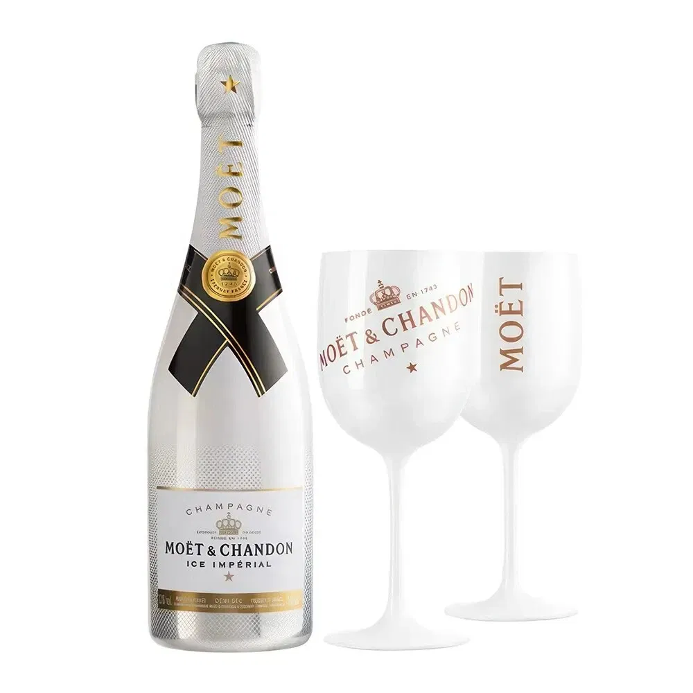 All other cities kwiaty- Zestaw prezentowy szampana Moet & Chandon Ice
