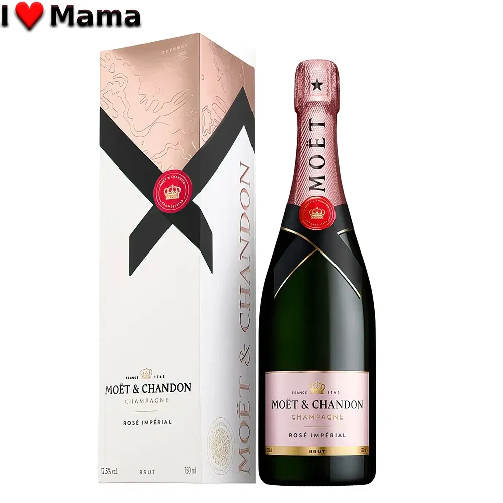 flores Alicante floristeria -  Set de regalo de champán Moët & Chandon Rose 
