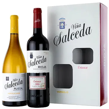 Rappoltenreith flowers  -  Spanish Red and White Wine Gift Set Flower Bouquet/Arrangement