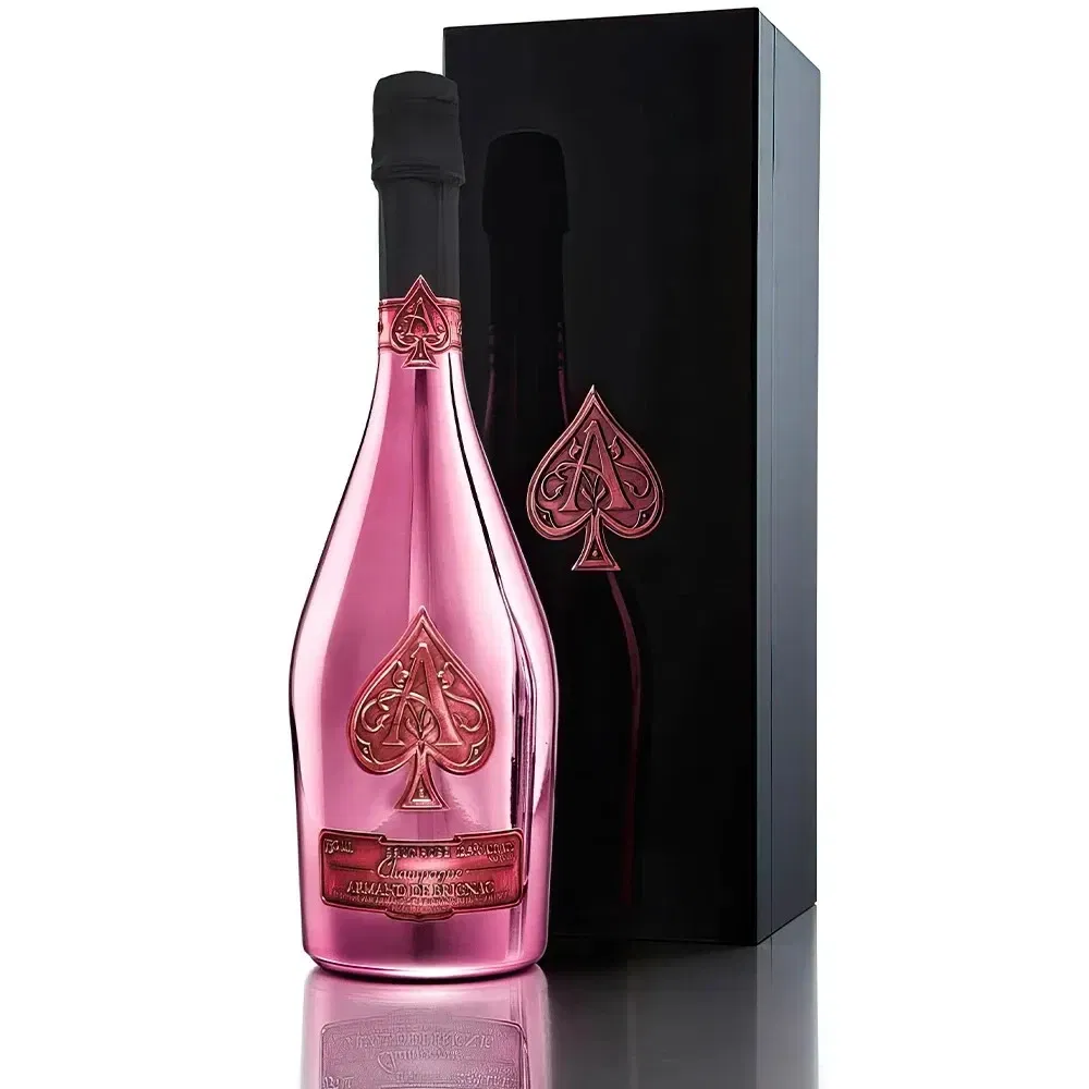 Sweden flowers  -  Armand de Brignac Rosé Champagne Gift Box