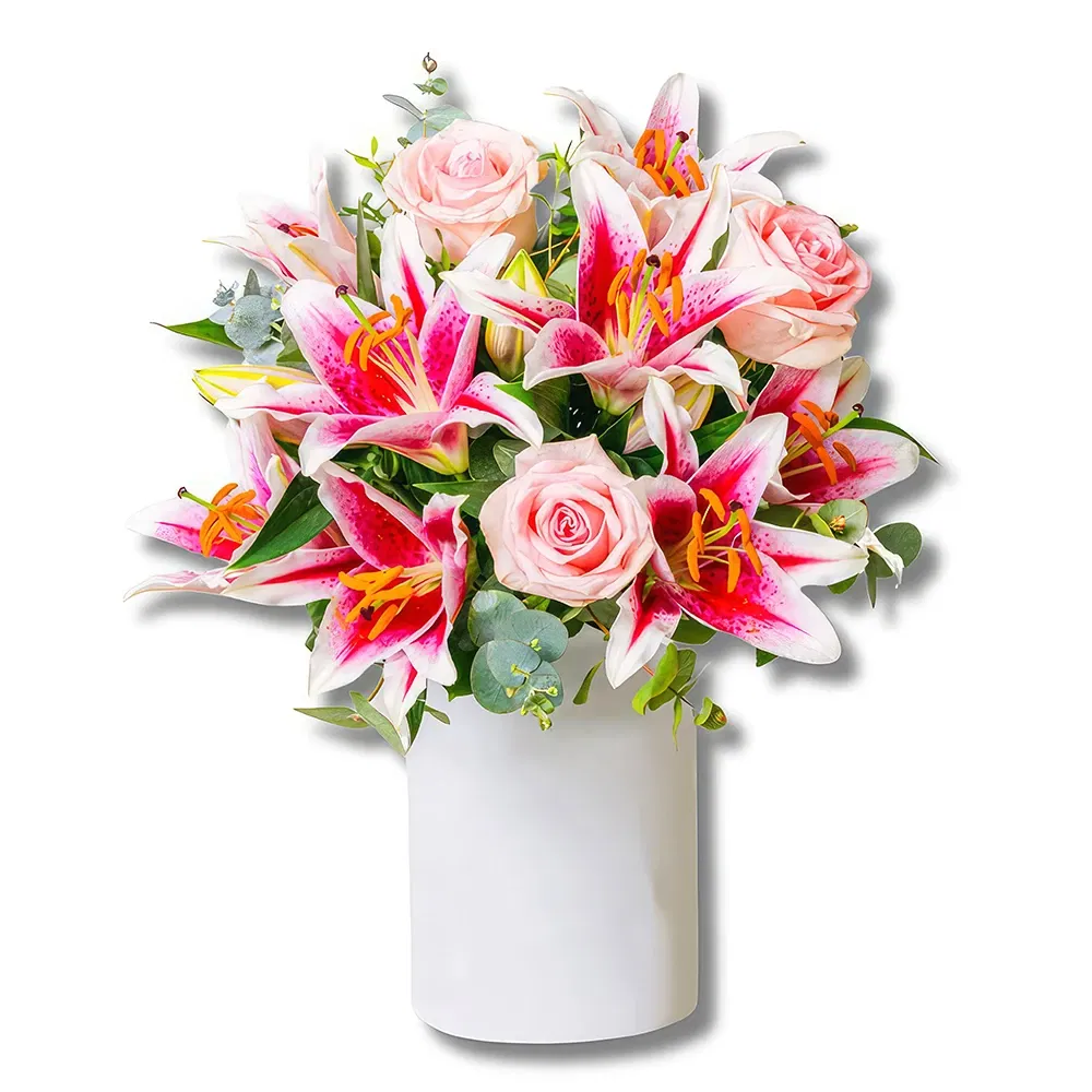 flores Alicante floristeria -  Frescura sutil: Ramo Aura Rosa