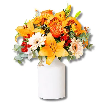 Madrid flowers  -  Unique Golden Bloom Collection Flower Delivery
