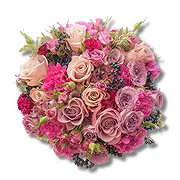 Schwechat Online Blumenhändler - Deluxe Lila Mix Blumenstrauß