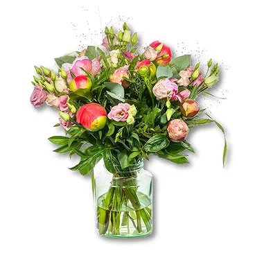 Amsterdam-Zuidoost flowers  -  Peony Bouquet Sanne Flower Bouquet/Arrangement