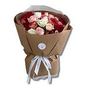 VEREINIGTE ARABISCHE EMIRATE Online Blumenhändler - Premium-Rosen in gemischten Farben Blumenstrauß