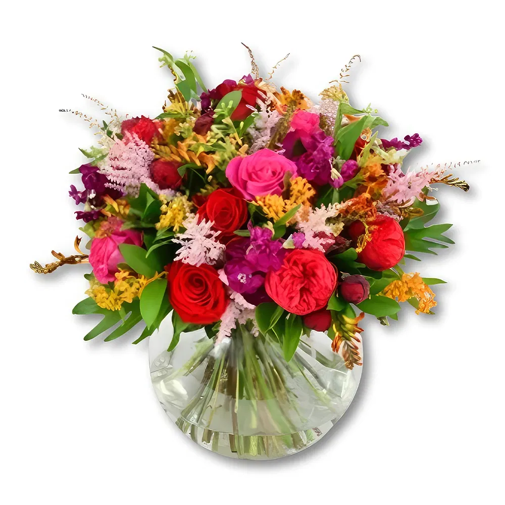 Dubai flowers  -  Elegant Mixed Roses Bouquet