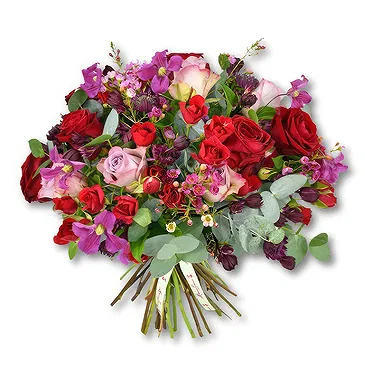 United Arab Emirates flowers  -  Romantic Red and Purple Rose Bouquet Flower Bouquet/Arrangement