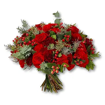 United Arab Emirates flowers  -  Romantic Red Rose and Carnation Flower Bouquet/Arrangement
