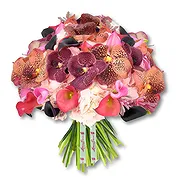Bur Dubai online Florist - Hydrangea and Vanda Orchid Bouquet Bouquet