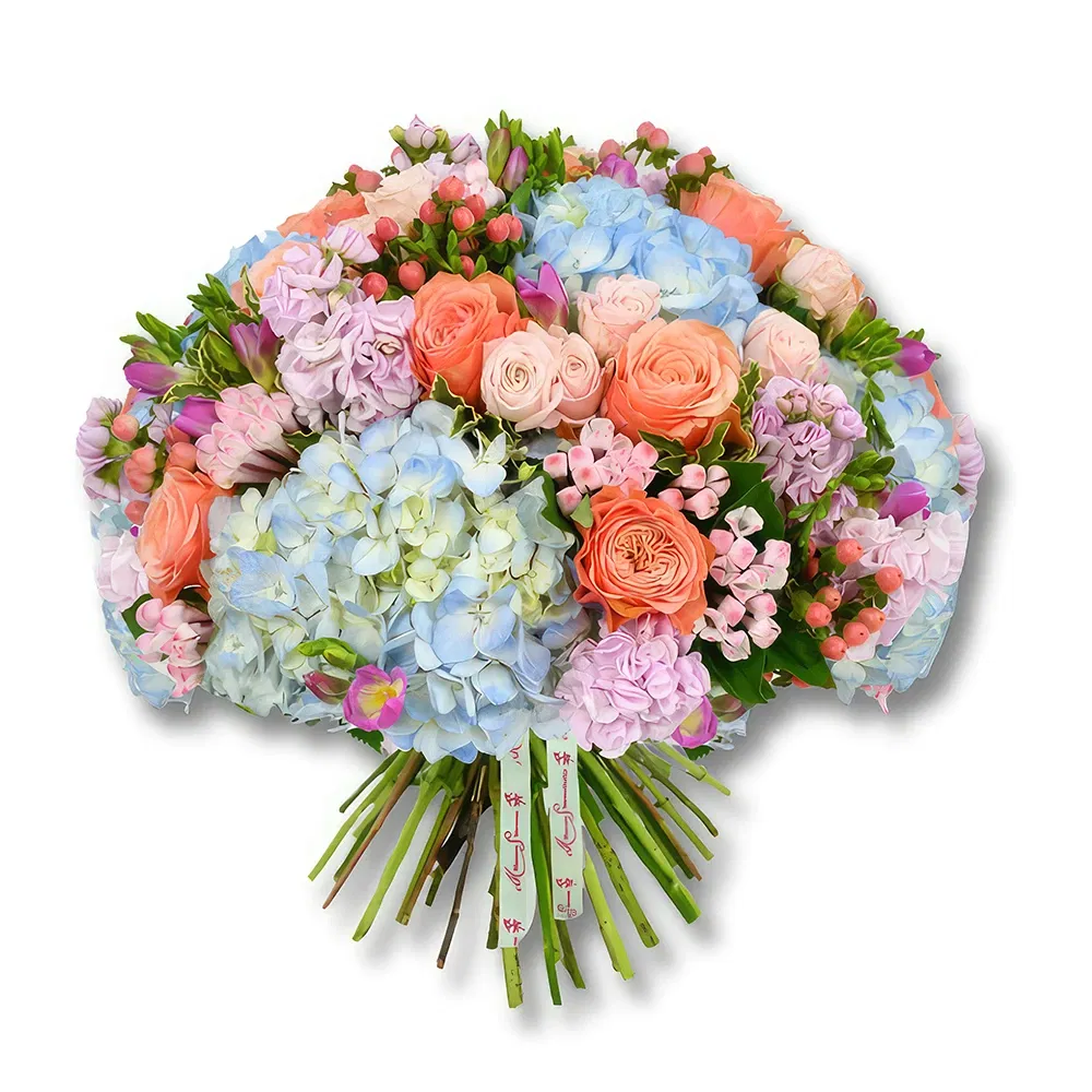 Dubai blommor- Livfull blandad blombukett