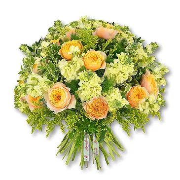 United Arab Emirates flowers  -  Sunny Yellow Vuvuzela Rose Bouquet Flower Bouquet/Arrangement