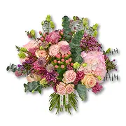 Dubai Online Blumenhändler - Hortensien und Johanniskraut in voller Blüte Blumenstrauß