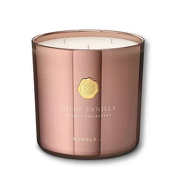 Lampinsaari květiny- Rituály XL Suede Vanilla Voněná svíčka Květ Dodávka