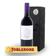 Italy online Florist - Red Wine Giftset Bouquet