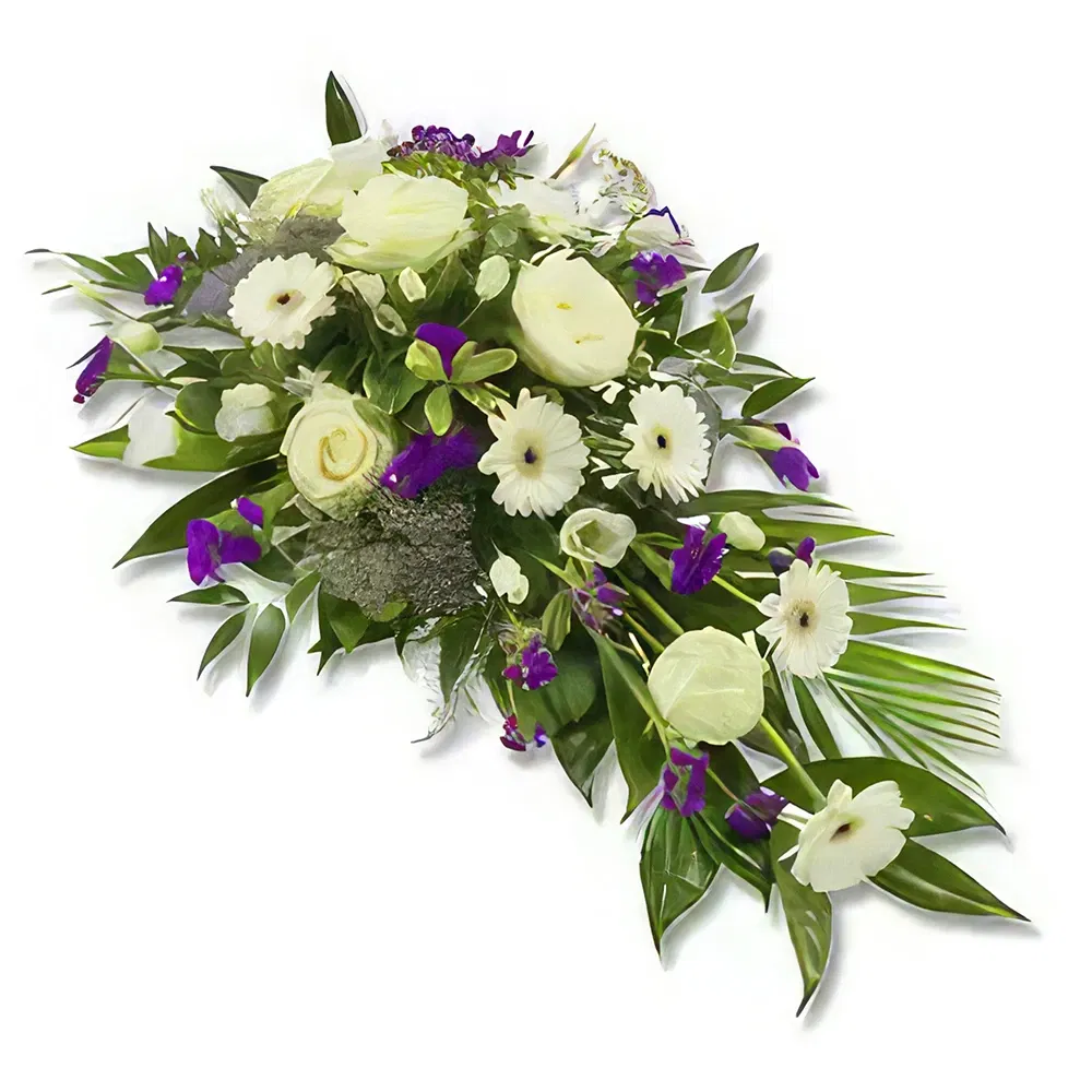 Bergen bloemen bloemist- Witte arrangementen