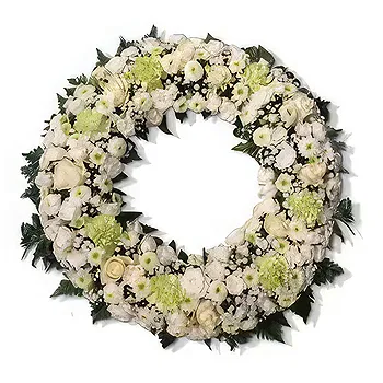 Melbu blomster- Beroligende hvit Blomst Levering