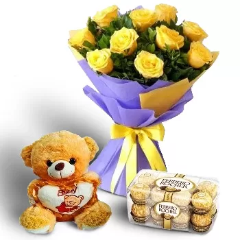 fleuriste fleurs de Luba- Choix jaune Bouquet/Arrangement floral