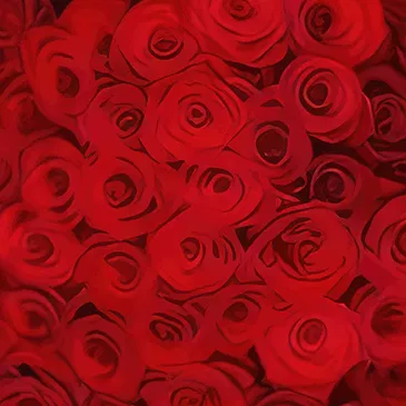 Amsterdam-Zuidoost flowers  -  50 red roses | Florist Flower Bouquet/Arrangement