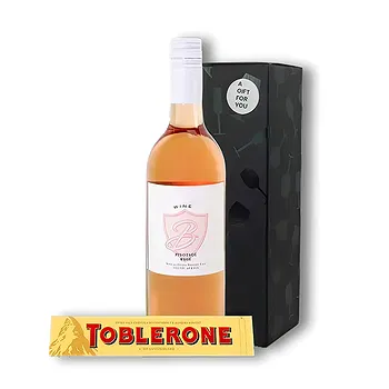 Austria flowers  -  Rose Wine Giftset Flower Delivery