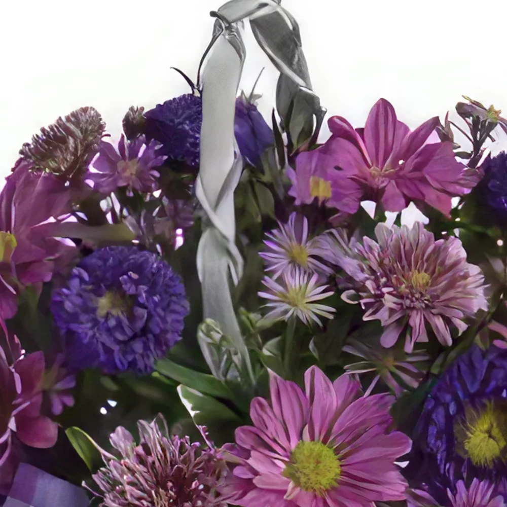 Mallorca Blumen Florist- Ein Korb mit Schönheit Bouquet/Blumenschmuck