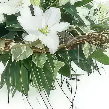 Ducos Blumen Florist- Blumenstrauß aus weißer Lilie aus Alicante Bouquet/Blumenschmuck
