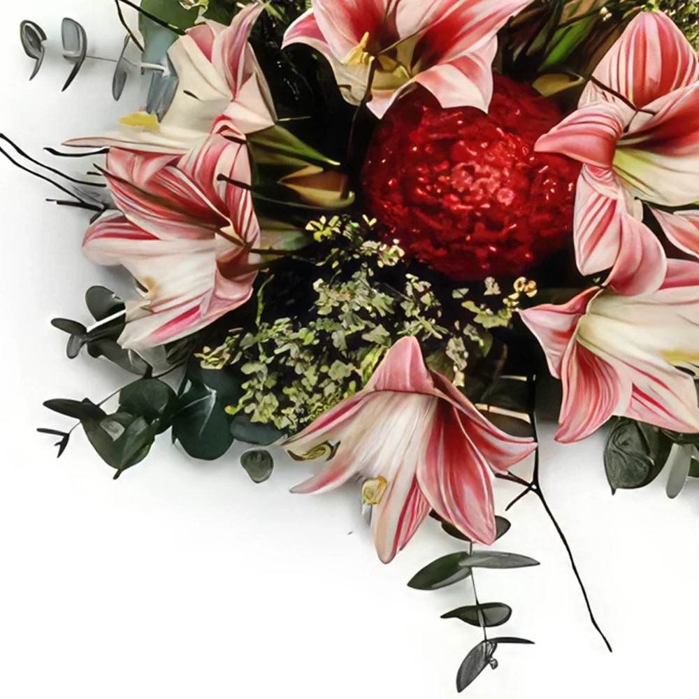 flores de Lausanne- Atmosfera de Natal Bouquet/arranjo de flor