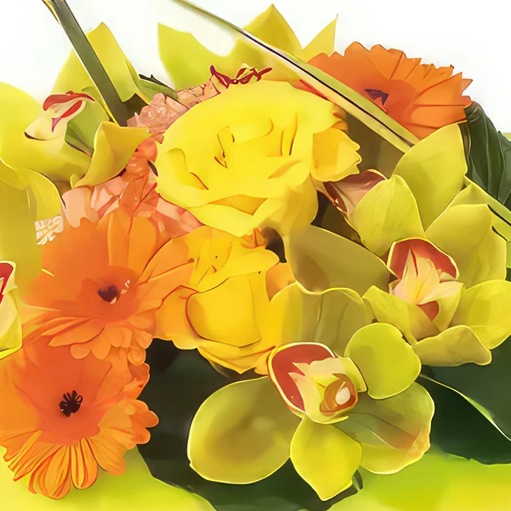 מרסיי פרחים- סידור פרחים של אפרודיטה זר פרחים/סידור פרחים