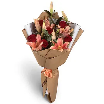 Colonia Campo Villafane Mayor Vicente Villafane flowers  -  Red Bouquet1215 Flower Delivery