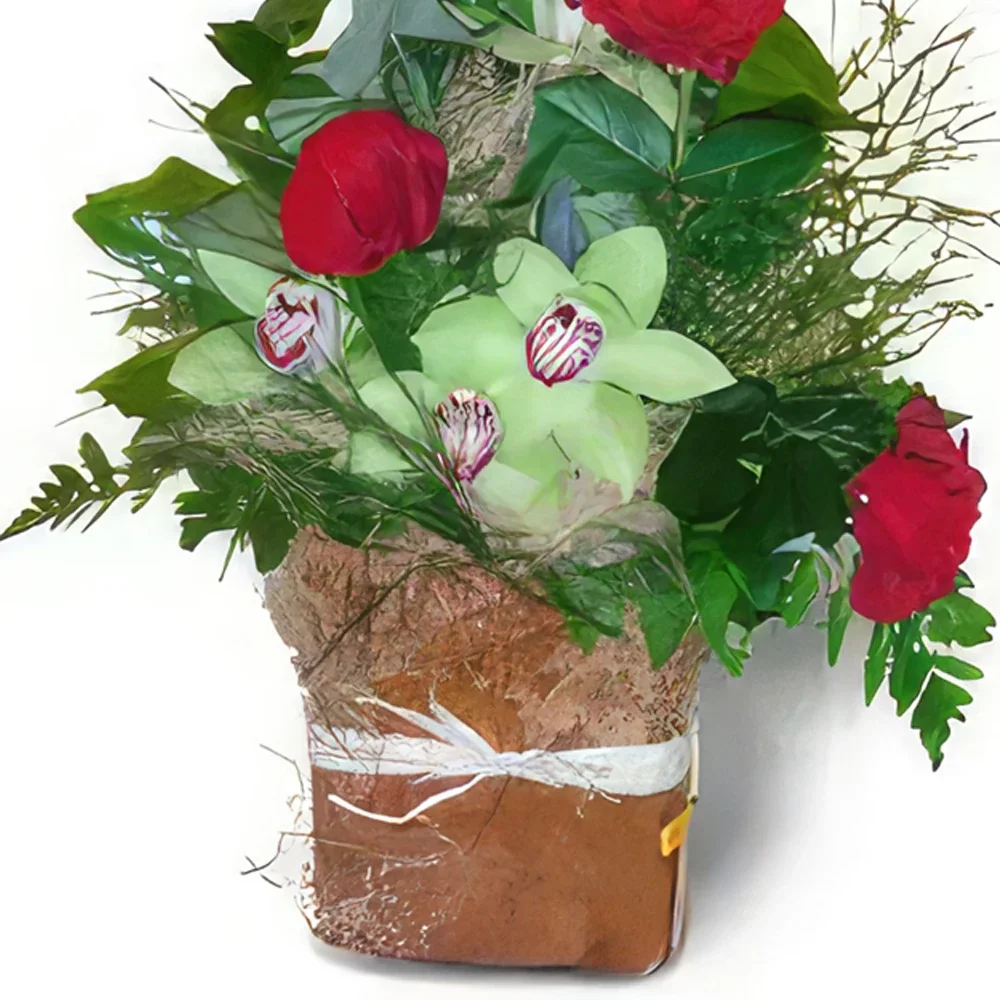 fiorista fiori di Krakow- Scatola di lusso Bouquet floreale