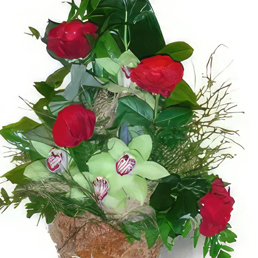 Гданск цветя- Луксозна кутия Букет/договореност цвете