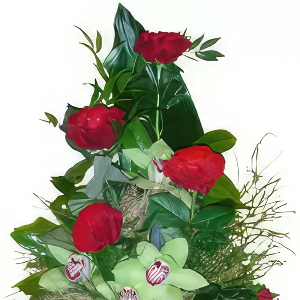 Krakau bloemen bloemist- Luxe doos Boeket/bloemstuk