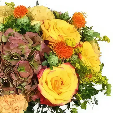Taunton flowers  -  Autumn Sunset Bouquet Flower Bouquet/Arrangement