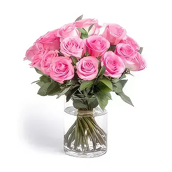 Budapest flowers  -  A'LA NATURE - PINK ROSES Flower Delivery