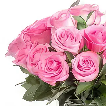 Budapest flowers  -  A'LA NATURE - PINK ROSES Flower Bouquet/Arrangement