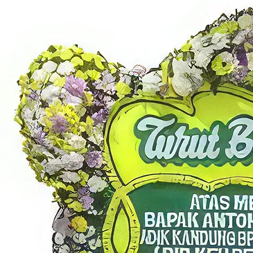 Semarang blomster- Hilsningsnævn til begravelse Blomst buket/Arrangement