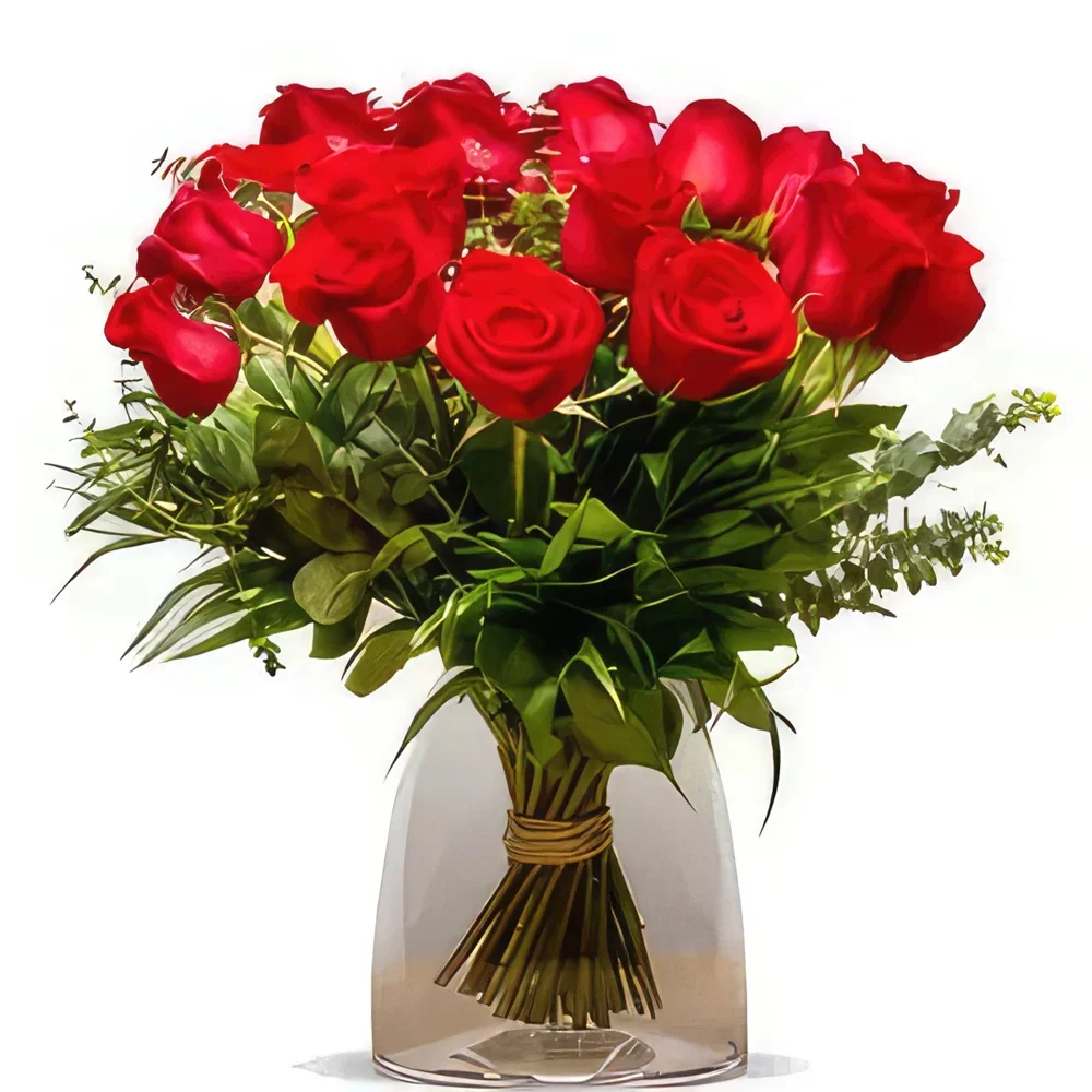 Granada bloemen bloemist- Versalles Rode Rozen Boeket/bloemstuk