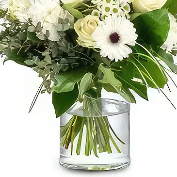 Amsterdam-Zuidoost flowers  -  Beautiful white bouquet Flower Bouquet/Arrangement