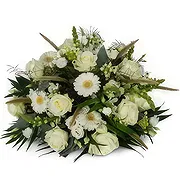 Holland Online Blumenhändler - Biedermeierweiß (klassisch) Blumenstrauß